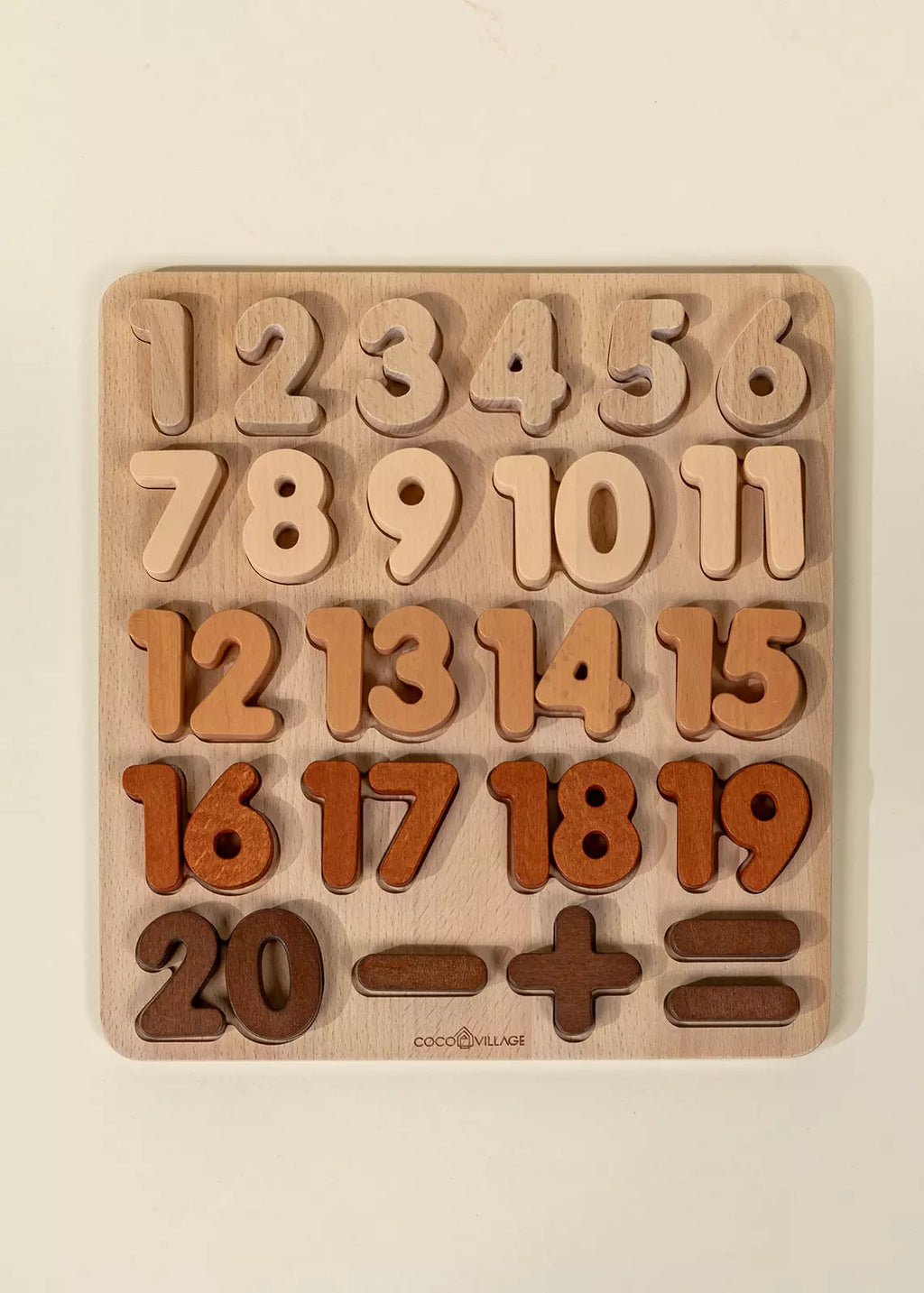 Wooden Numbers