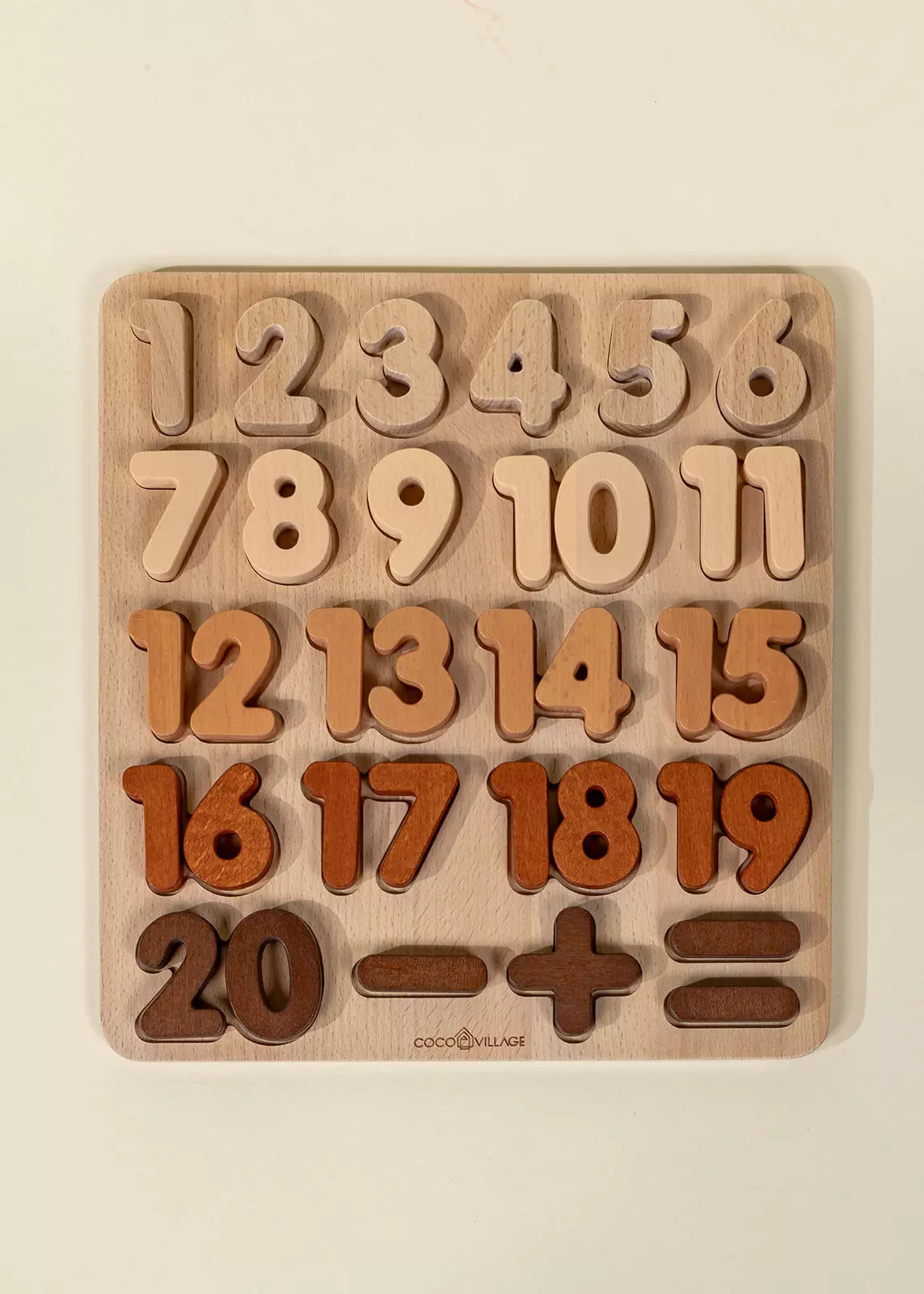 Wooden Numbers
