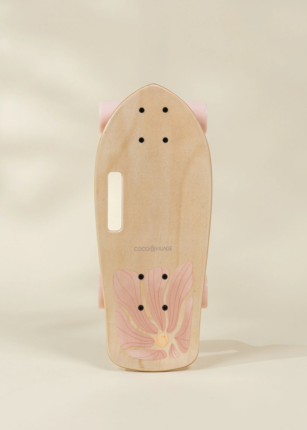 Kids’ Wooden Skateboard with Handle