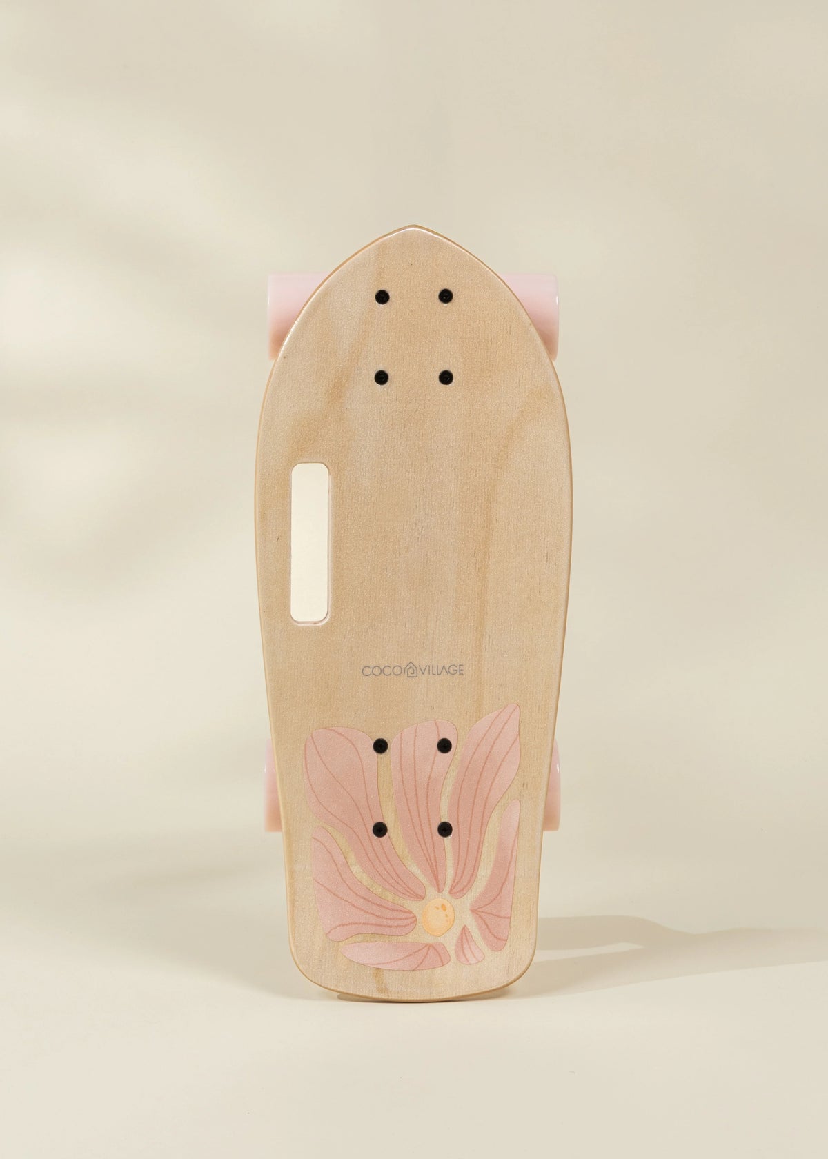 Kids’ Wooden Skateboard with Handle