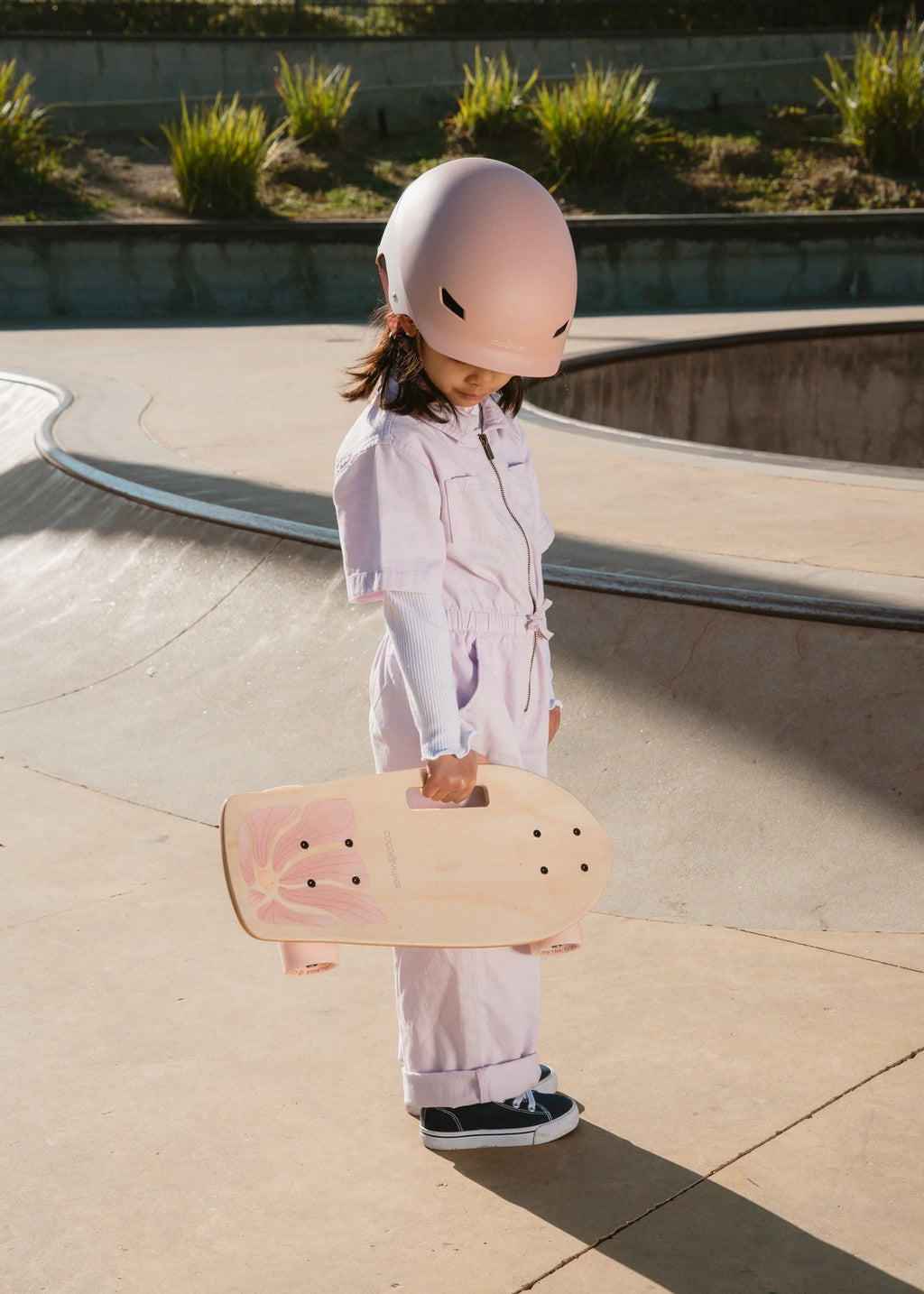 Kids’ Wooden Skateboard with Handle